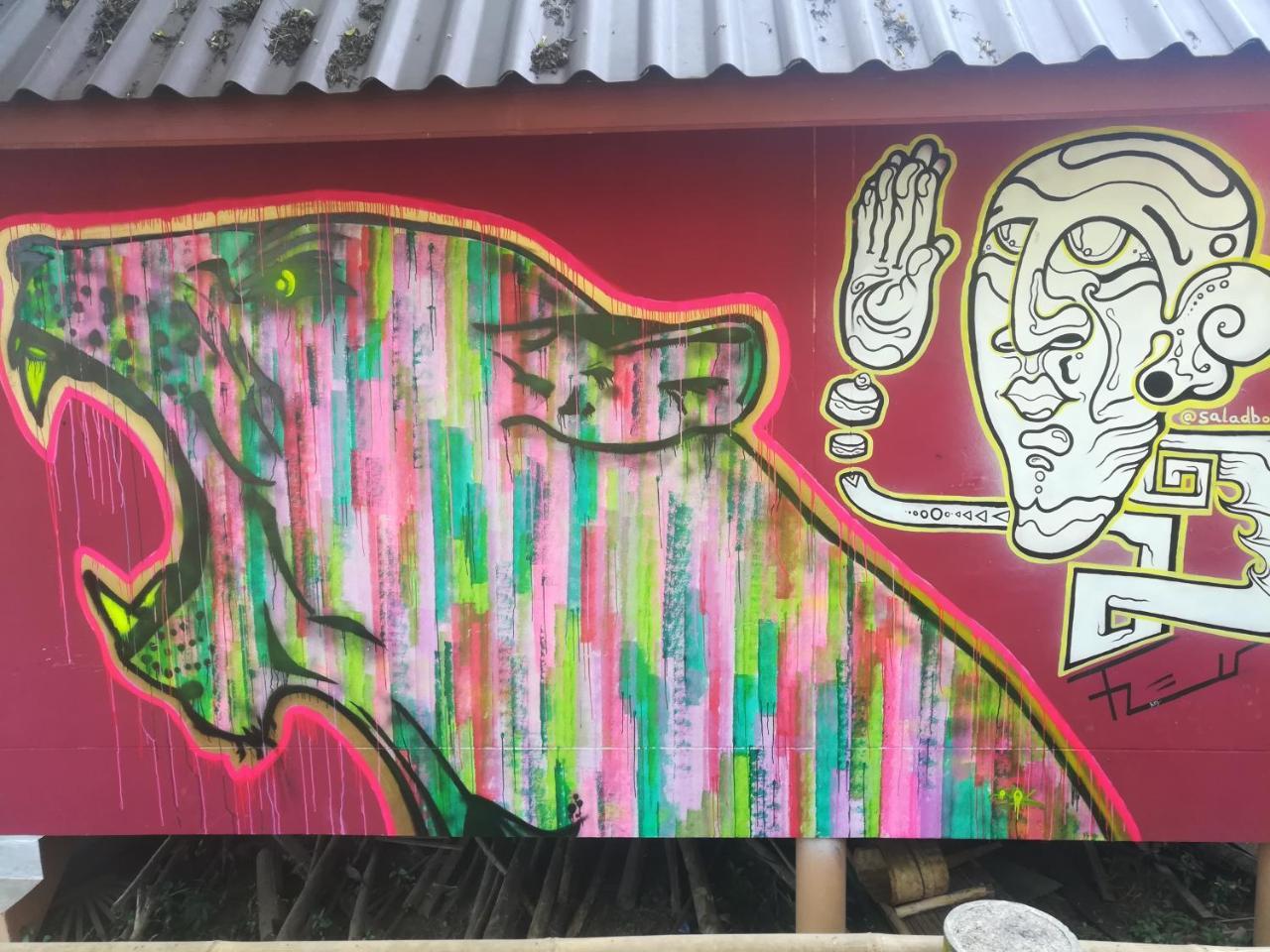 Pai River Jam Hostel & Campground Ngoại thất bức ảnh